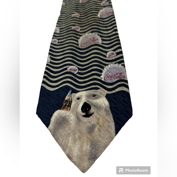 Set of 4 Vintage Coca Cola Ties for Men - Picture 4 of 9